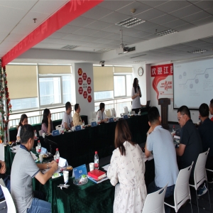 江西上饶市造价协会考察团来源海参观交流